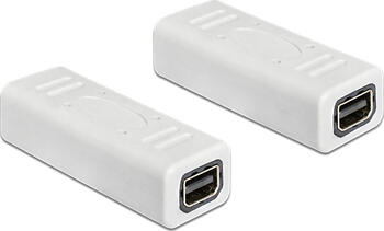 Adapter mini DisplayPort 1.2 Buchse > Buchse Gender Changer Delock