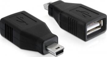 USB Adapter Delock USB2.0 Typ B mini 5pol -> Typ A St/Buchse 