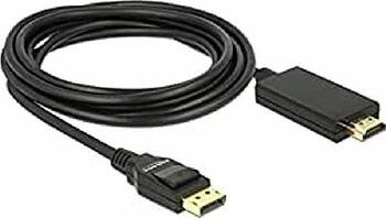 3m Displayport 1.2 > High Speed HDMI-A Stecker/ Stecker DeLock