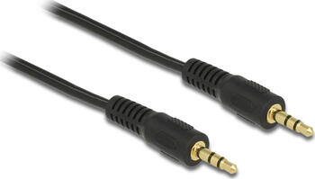 2,5m Delock Kabel Audio Klinke 3,5 mm Stecker / Stecker 