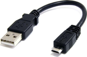 0,15m USB Adapterkabel Micro-A Stecker an USB A Buchse 