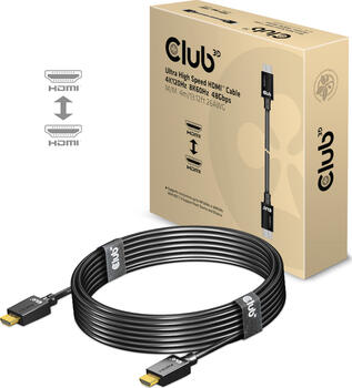 4m Club3D HDMI-Kabel, Ultra High Speed, stecker/ stecker 