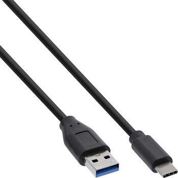 2m InLine USB 3.1 Kabel, USB-A 3.1/USB-C 3.1 