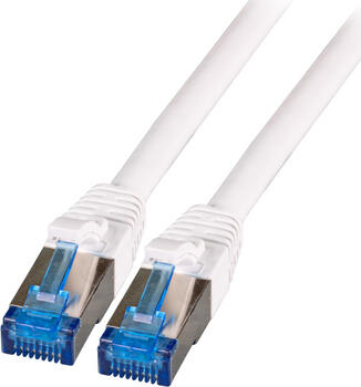 10m Patchkabel Cat.6a S/FTP mit Cat 7 Rohkabel, weiß 