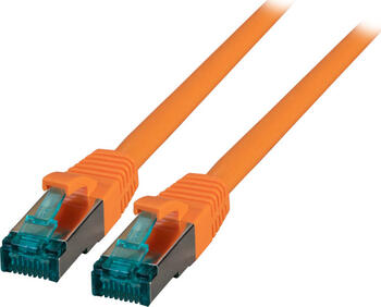 1m EFB-Elektronik RJ45 Patchkabel Cat.6A S/FTP LSZH orange 