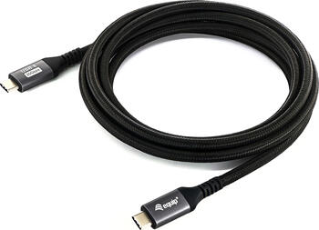 2m Equip USB4 Gen 2x2 C-auf-C-Kabel, Stecker/ Stecker 4K/60 Hz, 20 Gbit/s, PD 100 W