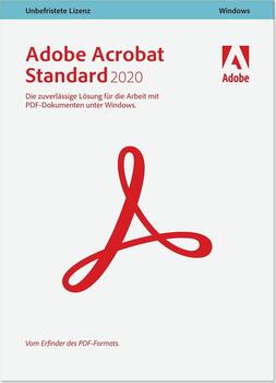 ADOBE Acrobat Standard 2020 Win, PC, DE, BOX 