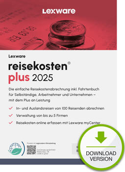 Lexware Reisekosten Plus 2025 - Abo-Vertrag, ESD 