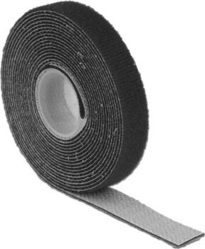 Delock Klett-Kabelbinder Rolle 3m x 13mm schwarz 