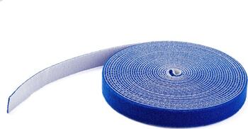 7,6m x 19mm StarTech.com Klettbandrolle Blau 