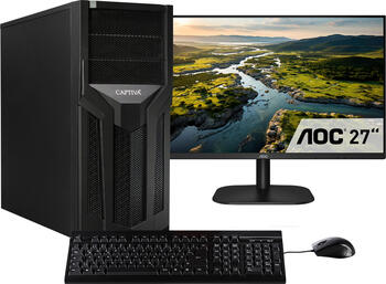 CAPTIVA Workstation I75-776, i7-12700K, 32GB RAM, 1TB SSD, ohne OS inkl. AOC 27B2DA