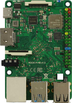 Rock Pi 4 Model A 4GB V1.4 (ohne WLAN/Bluetooth/PoE) 