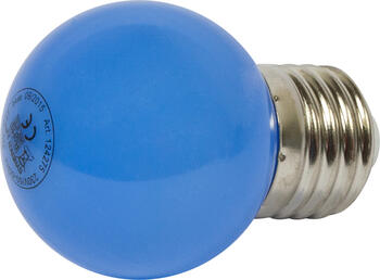 Synergy 21 LED Retrofit E27/ G45 Tropfenlampe blau 1 Watt für Lichterkette
