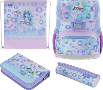 Herlitz Loop Plus Mystic Mermaid Schultaschen-Set 4-tlg. 