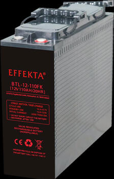 Effekta zbh. Akku 12V/120Ah, 10-Jahresbatterien, M8 Schraubanschluss, Kontaktfläche Ø 16 mm (F12)