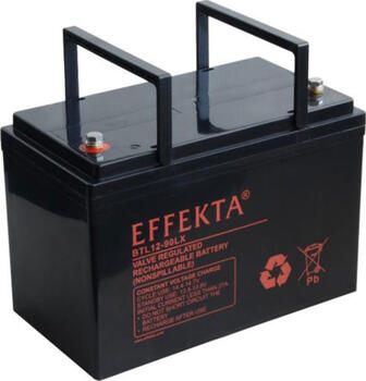 Effekta zbh. Akku 12V/ 90Ah,10-Jahresbatterien, M8 Schraubanschluss, Kontaktfläche Ø 16mm