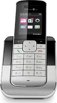 Telekom SINUS 806 IP DECT-Telefon Schwarz, Metallisch