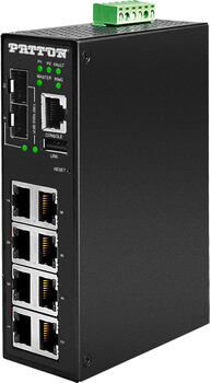 Patton FiberPlex Industrial PoE+ Ethernet Switch