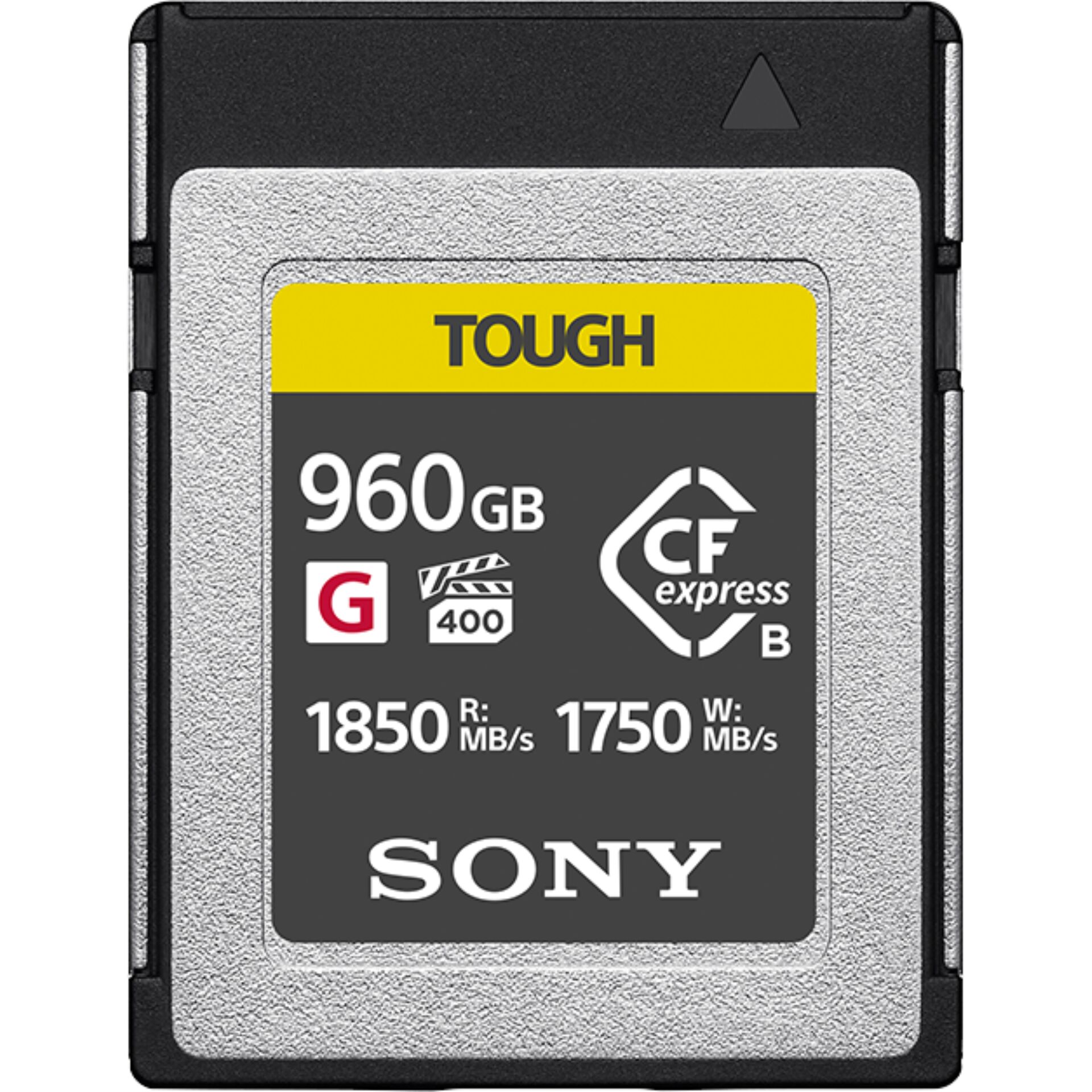 960 GB Sony TOUGH CEB-G Series R1850/W1750 CFexpress Type B Speicherkarte, lesen: 1850MB/s, schreiben: 1750MB/s