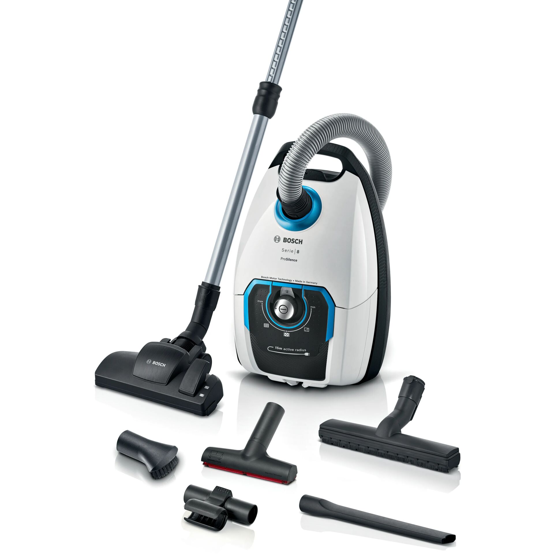 Bosch Serie 8 BGB75XSIL Staubsauger 5 l Trommel-Vakuum Trocken 650 W Staubbeutel