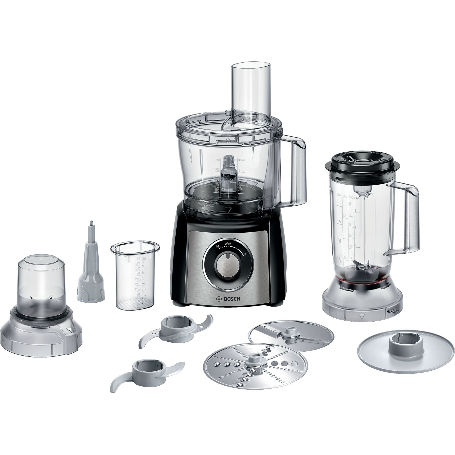 Bosch MCM 3PM386 Foodprocessor MultiTalent 3 schw