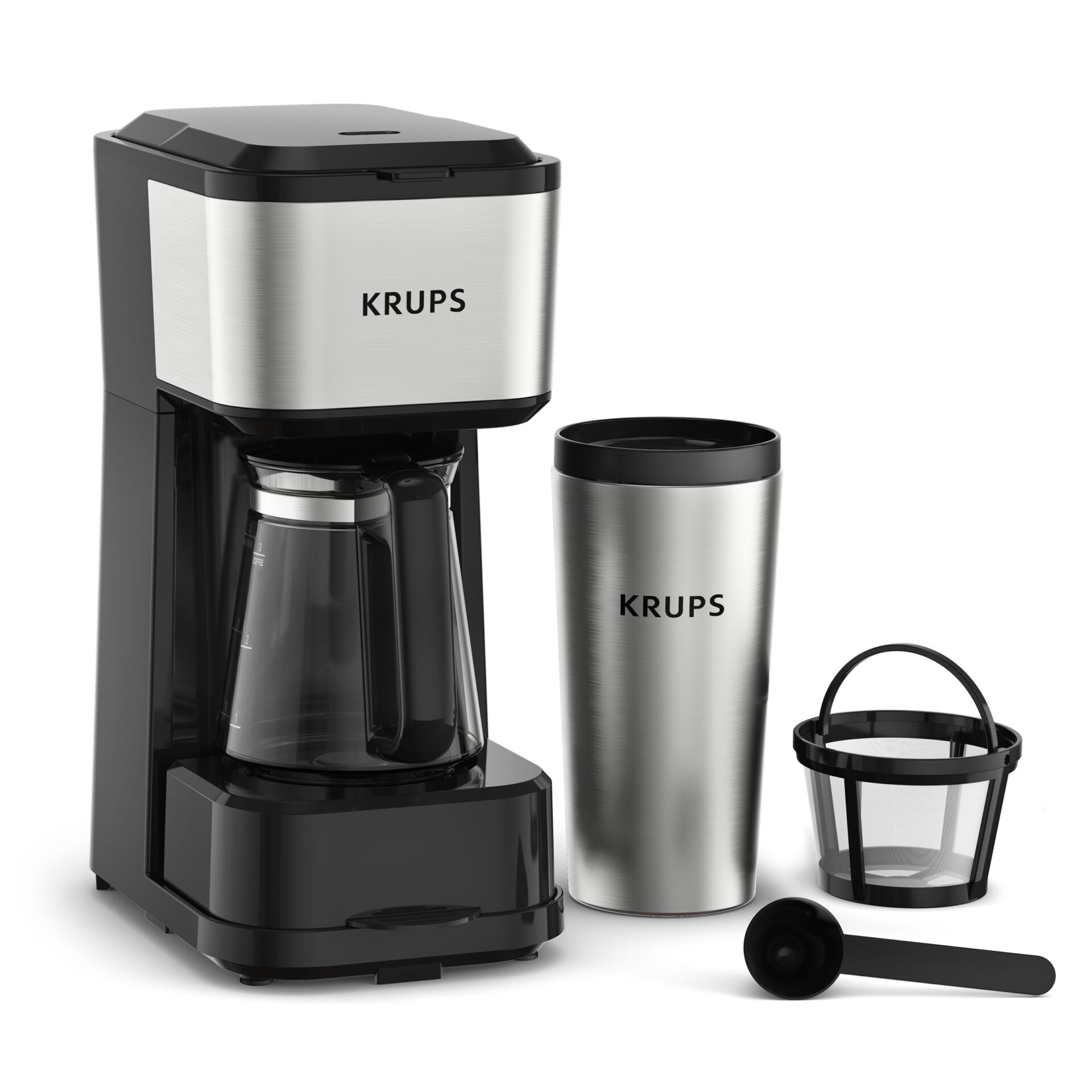 Krups Simply Brew 3-in-1 KM207D10 Kaffeemaschine Halbautomatisch Filterkaffeemaschine