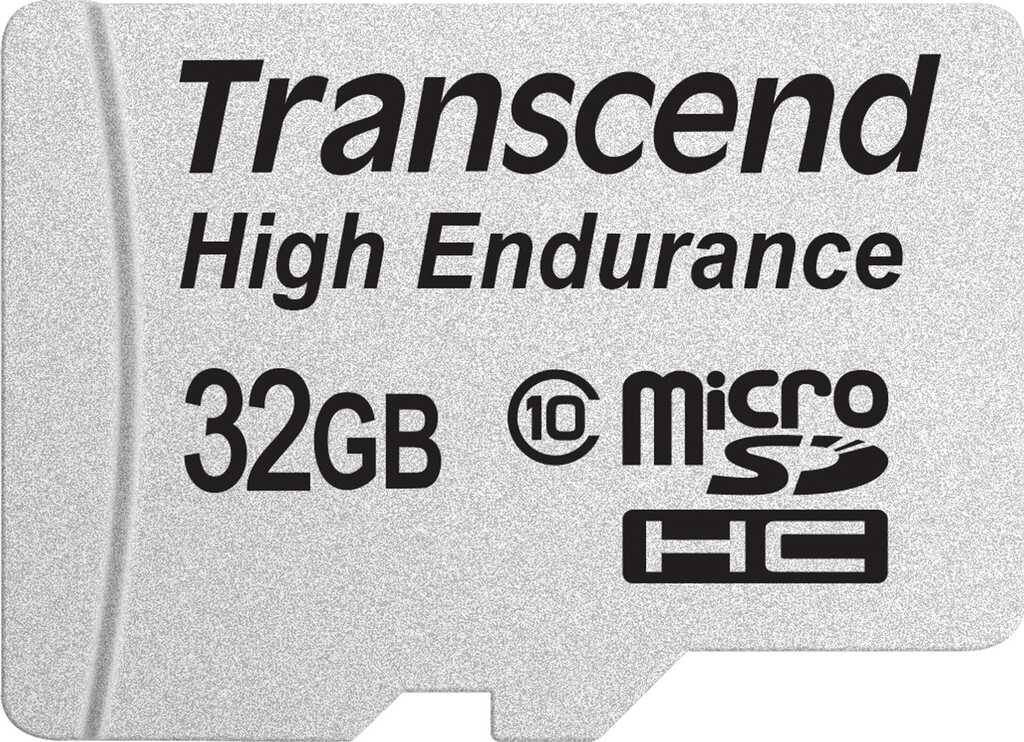 32GB Transcend High Endurance Class10 microSDXC inkl. SD-Adapter