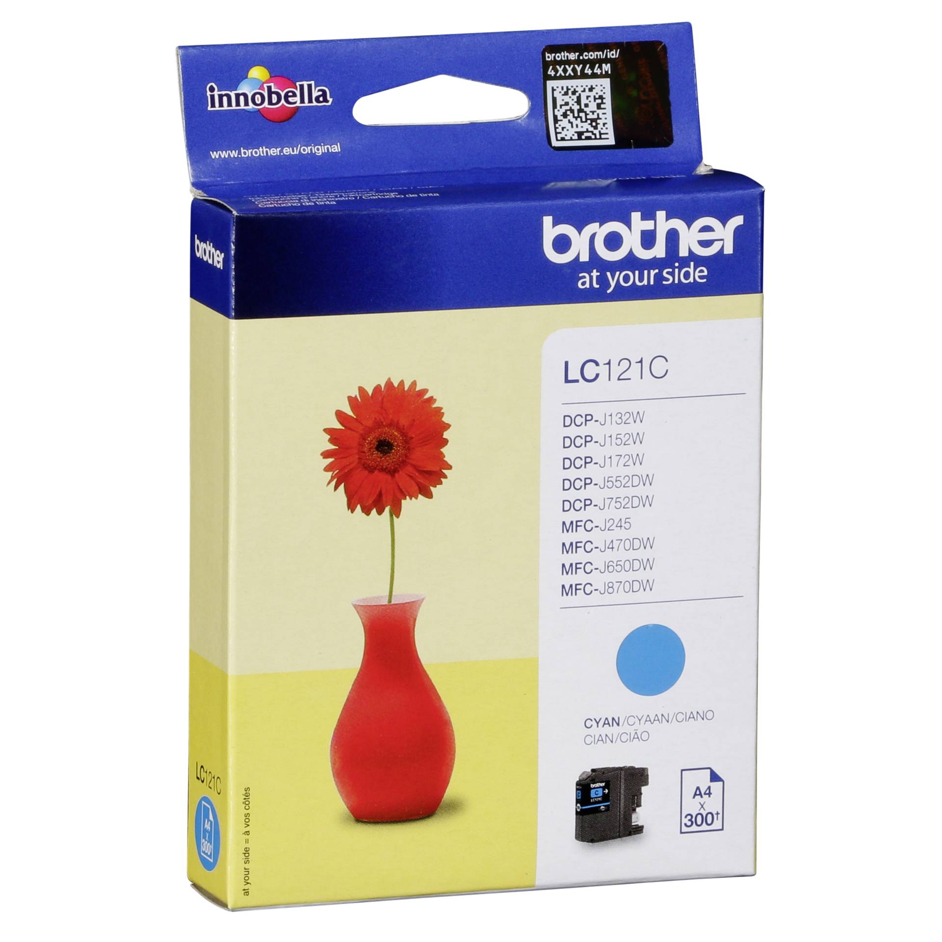 Brother Tinte LC121C cyan 300 Seiten