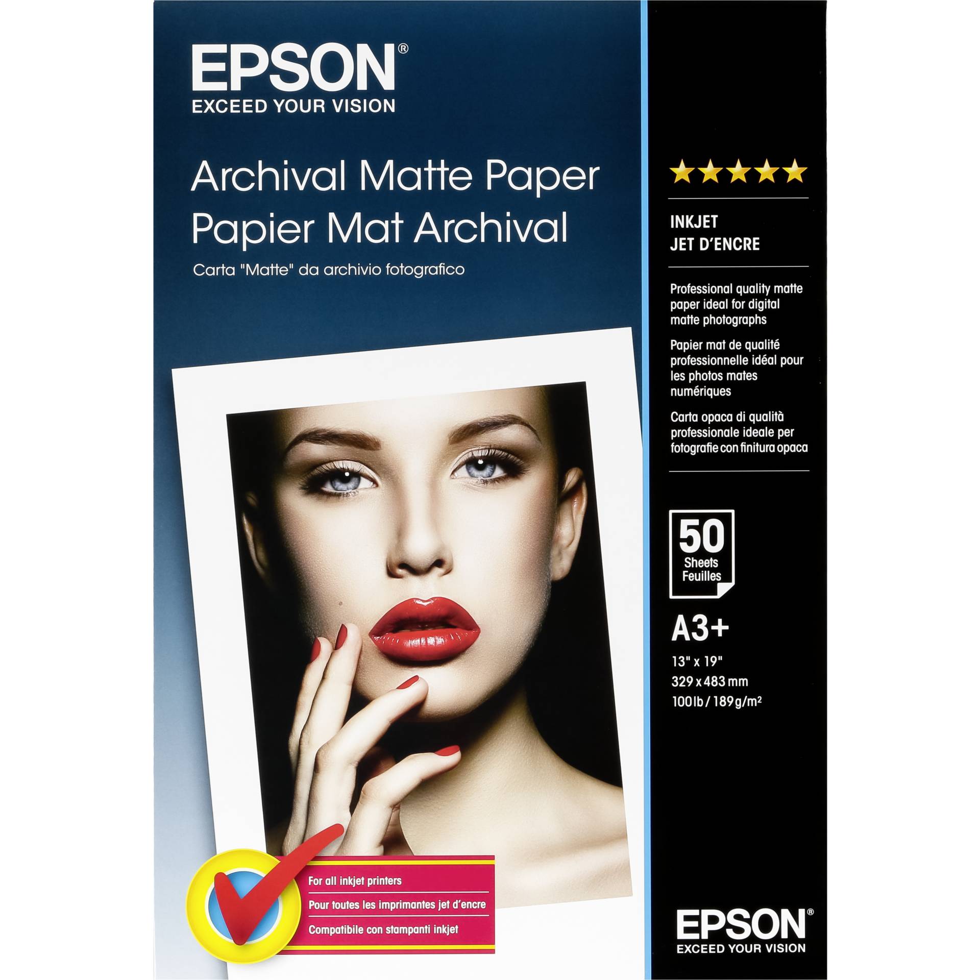 Epson S041340 Fotopapier A3, matt archival 