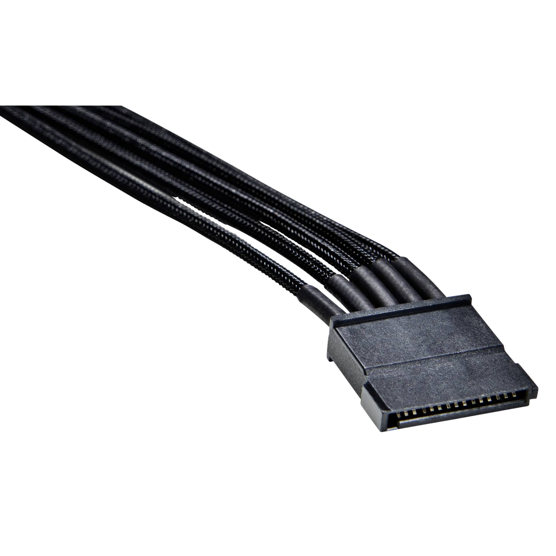 0,6m be quiet! Sleeved Power Cable CS-6610, 1x SATA 