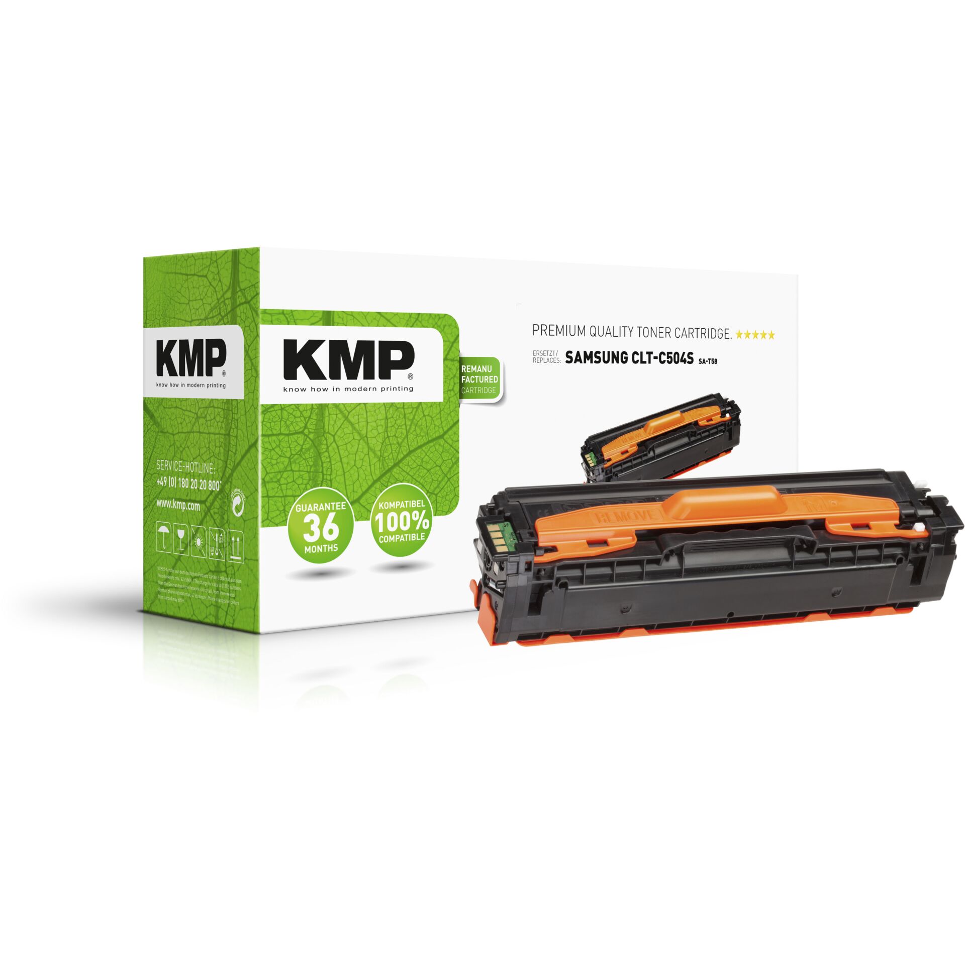 KMP SA-T58 Toner cyan kompatibel mit Samsung CLT-C504S