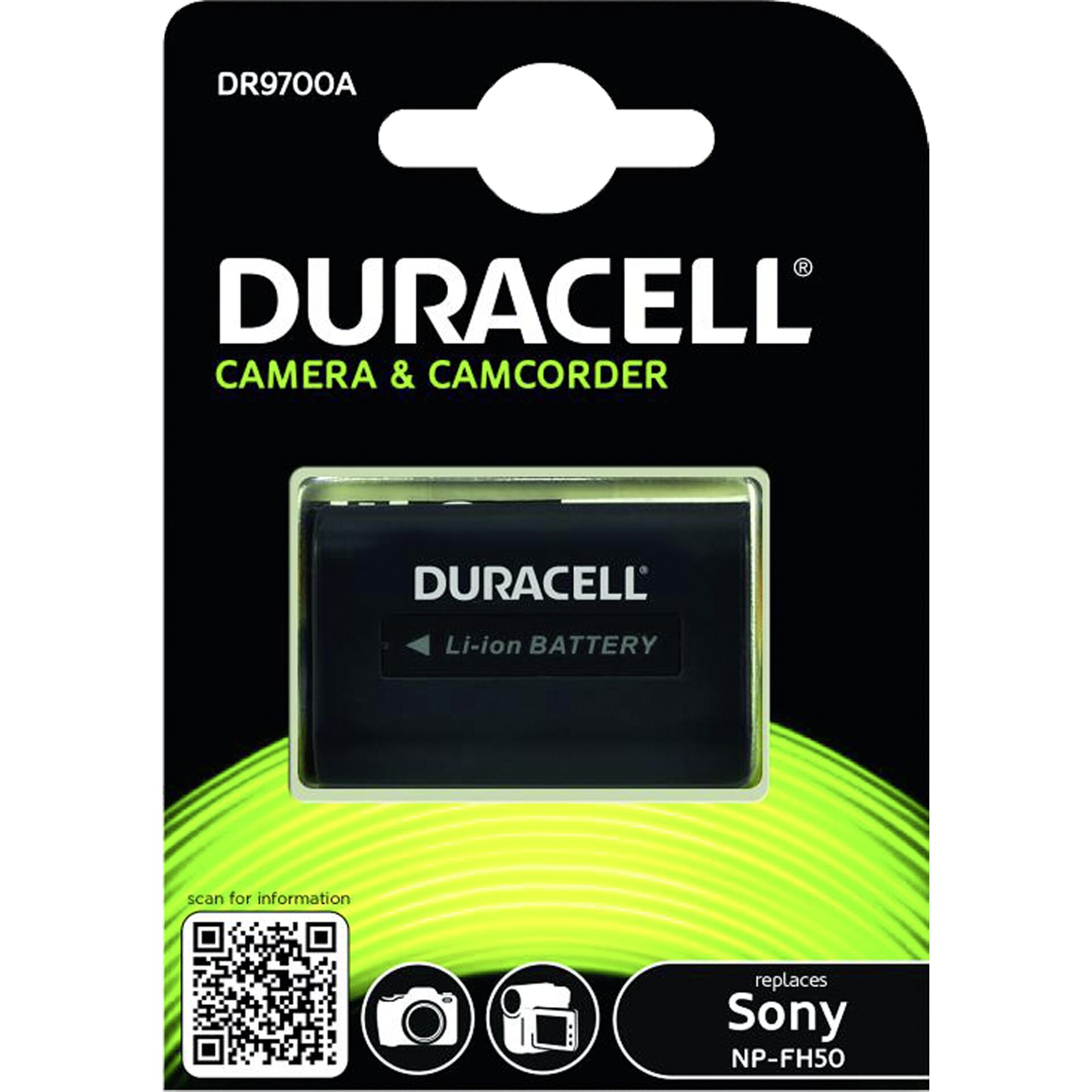 Duracell DR9700A Kamera-/Camcorder-Akku Lithium-Ion (Li-Ion) 700 mAh