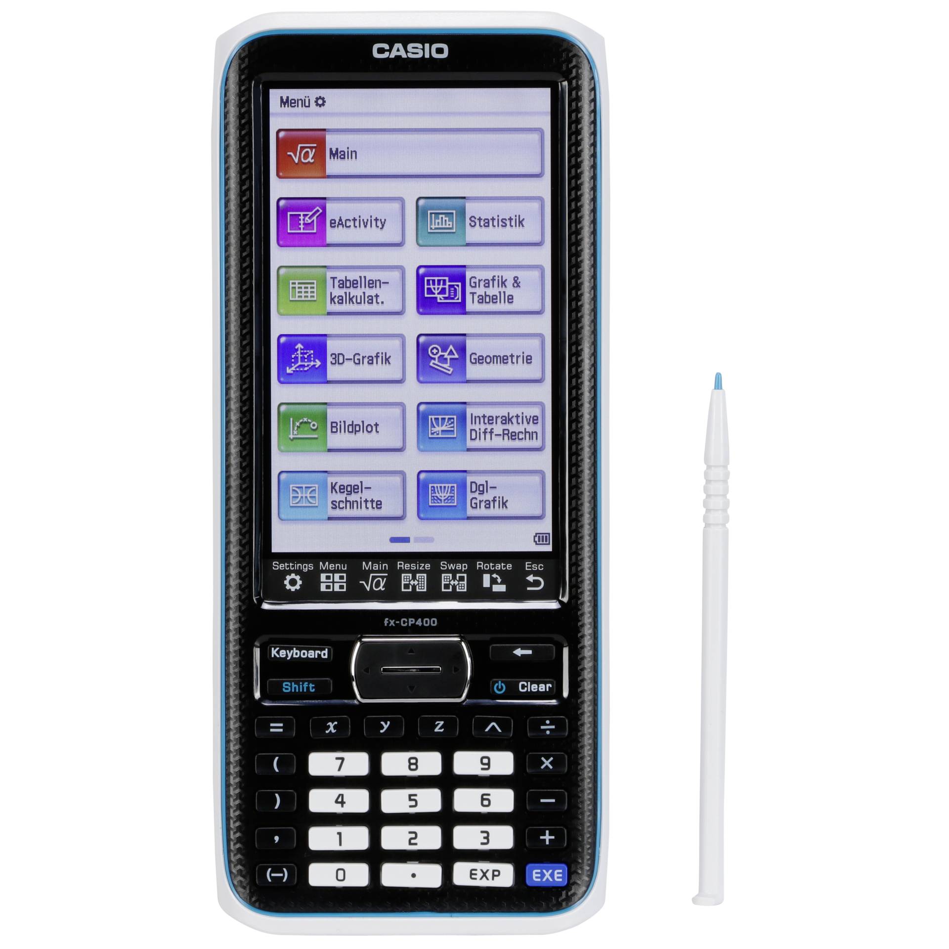 Casio ClassPad fx-CP400 Taschenrechner Tasche Grafikrechner Schwarz