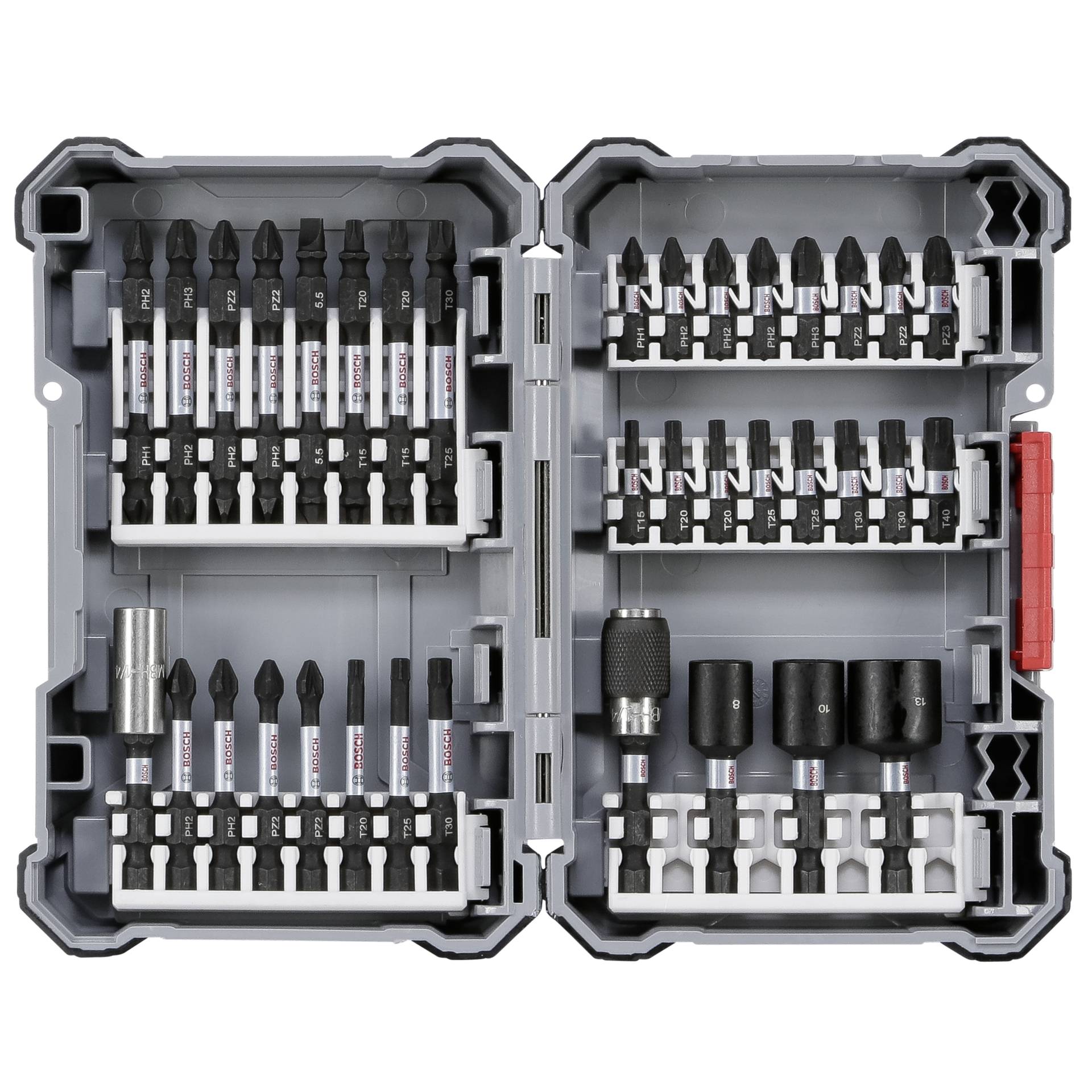 Bosch Professional Impact Control Bitset/Steckschlüsselsatz, 36-tlg.