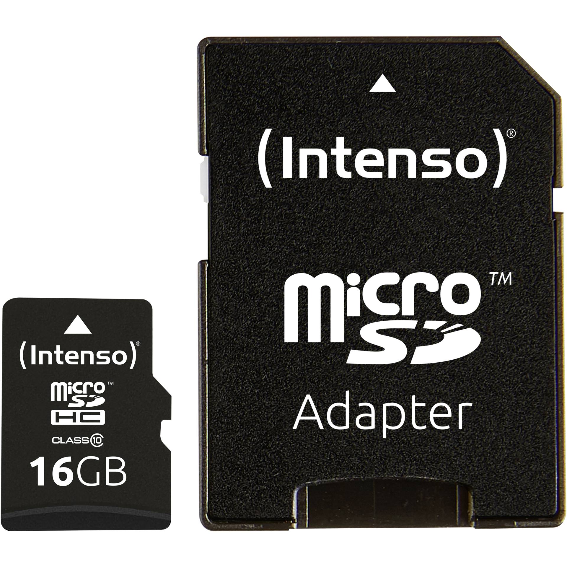 16GB Intenso Kit Class10 microSDHC Speicherkarte 