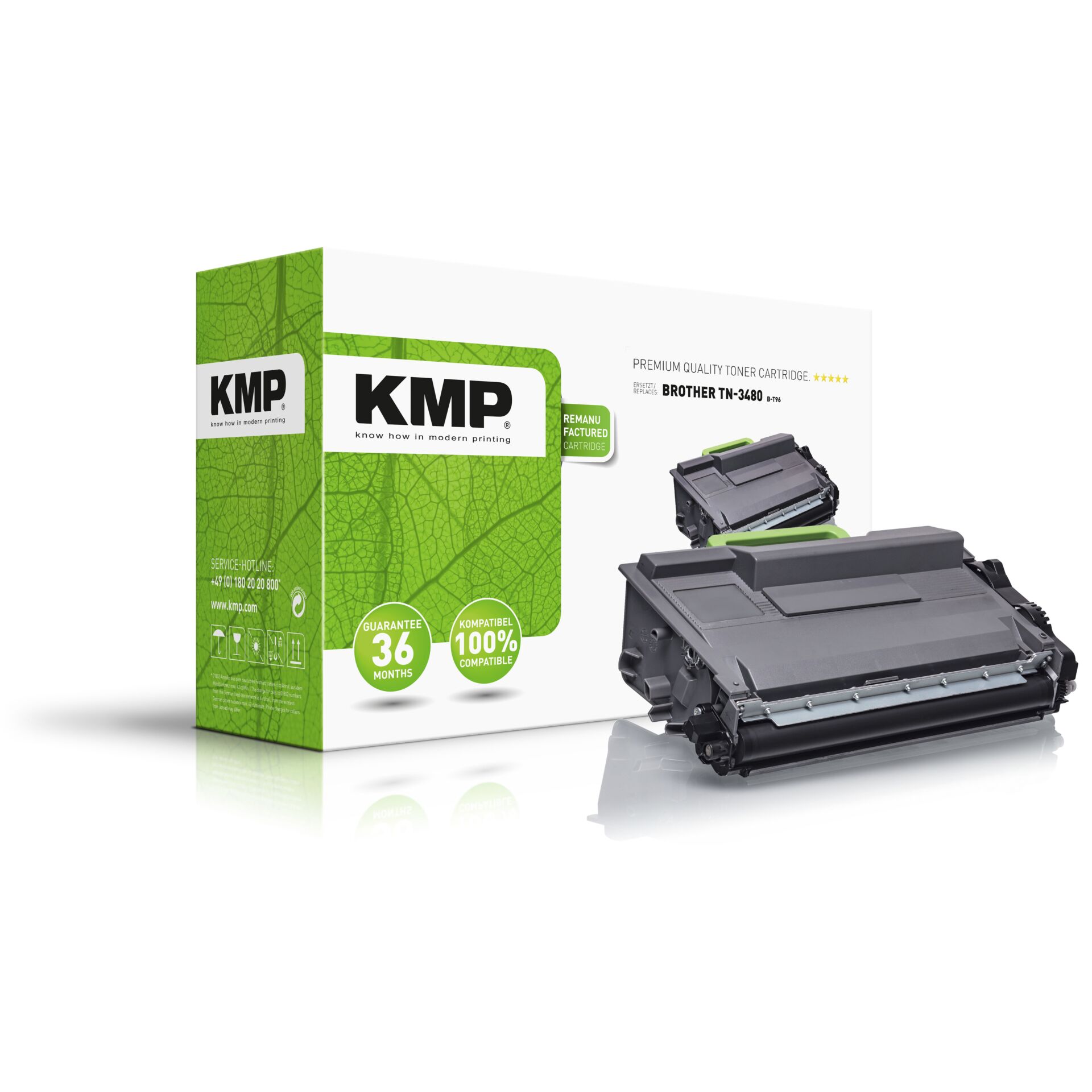 KMP B-T96 Toner schwarz kompatibel mit Brother TN-3480