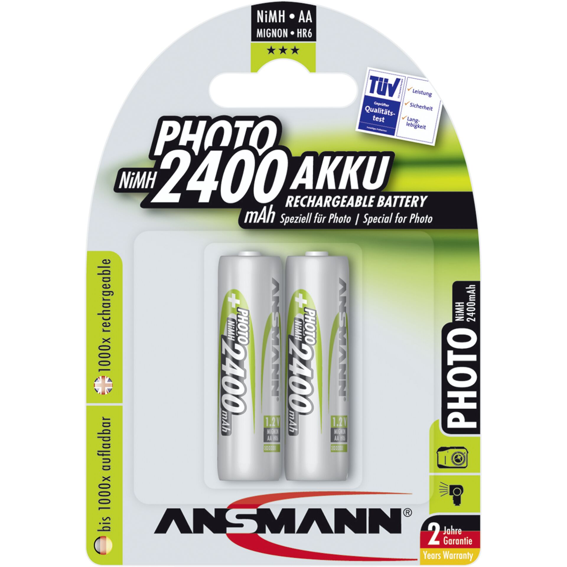 Ansmann Photo Nickel-Metallhydrid (NiMH) 2400 mAh