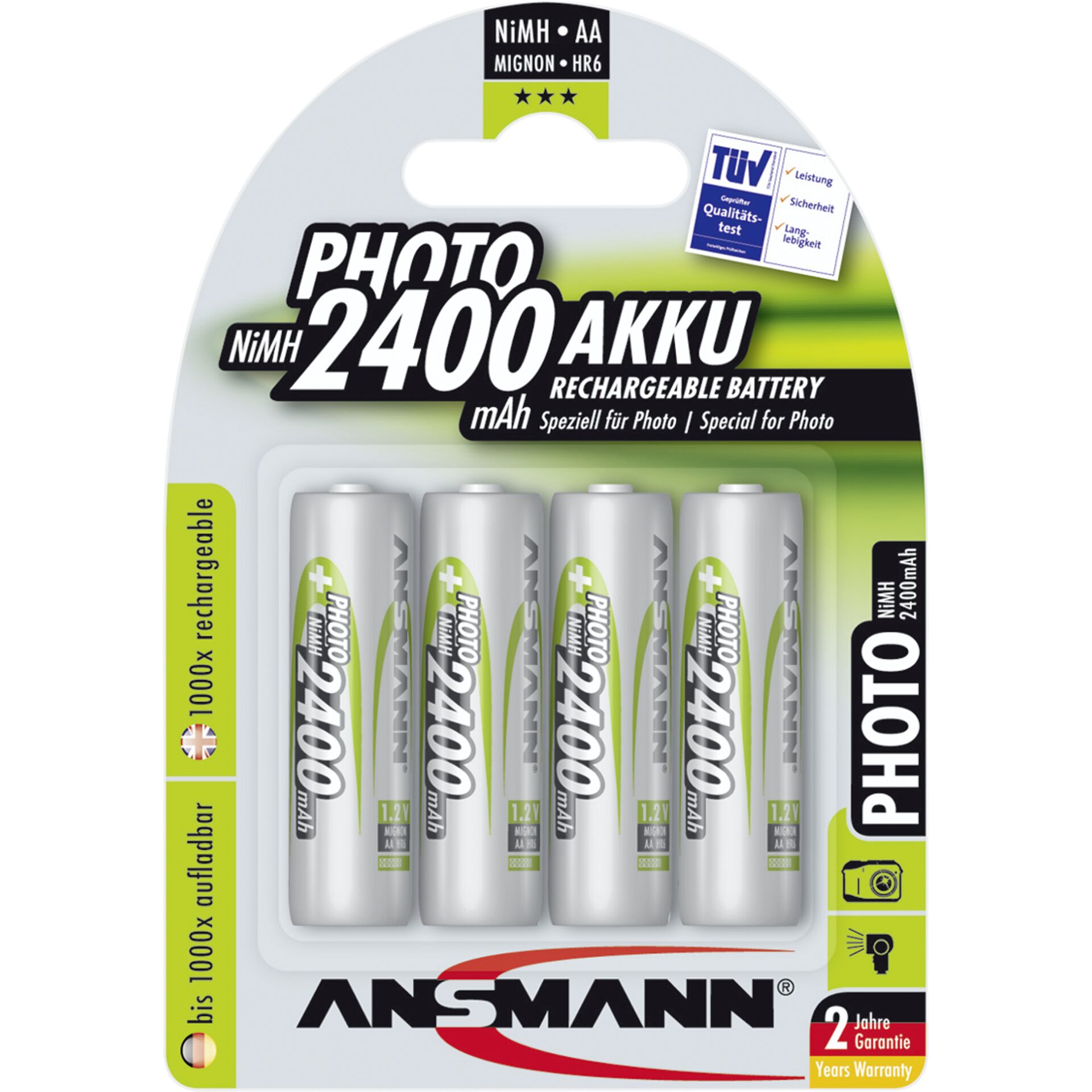 Ansmann Photo Nickel-Metallhydrid (NiMH) 2400 mAh