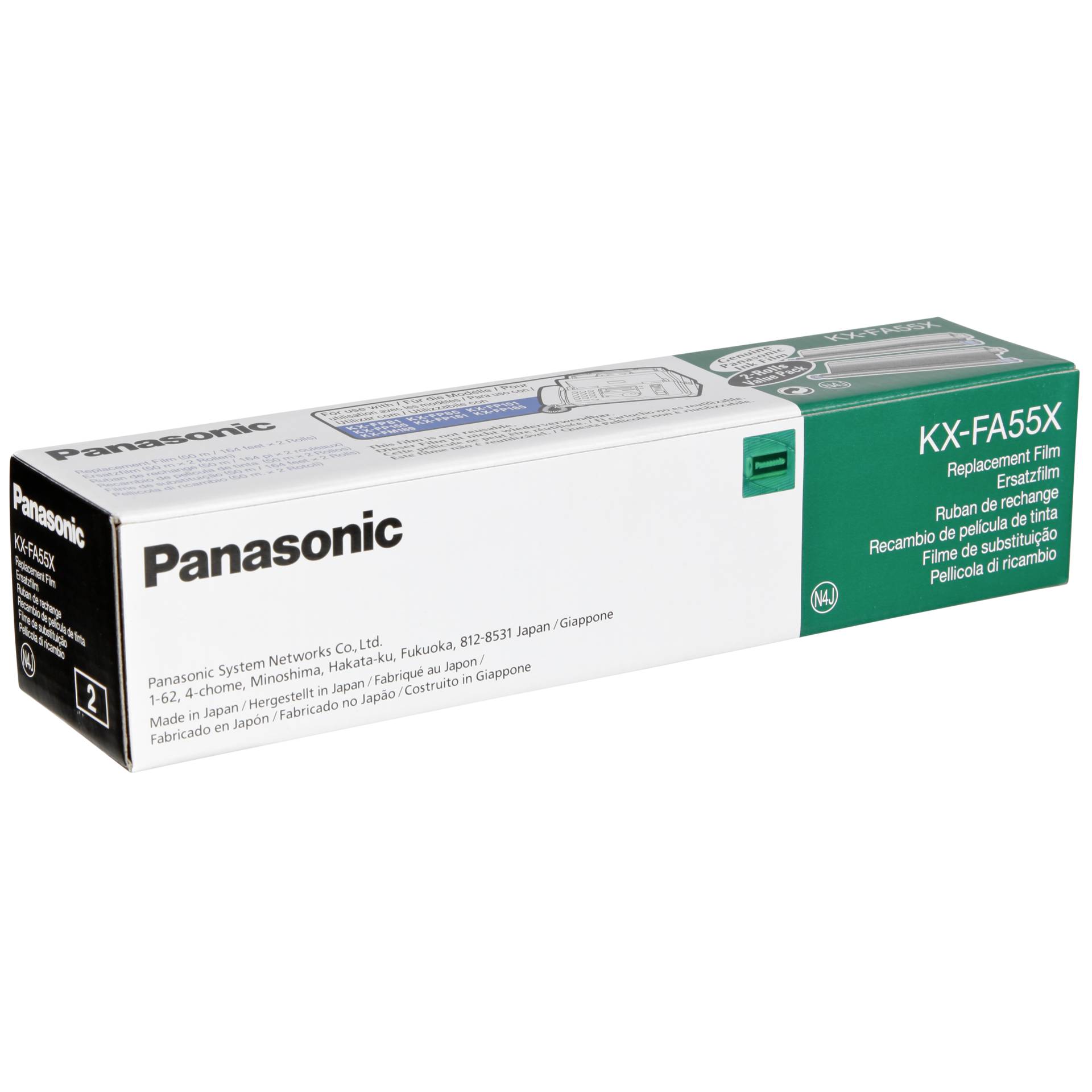 Panasonic KX-FA 55 X 2er Pack Ersatzfilm