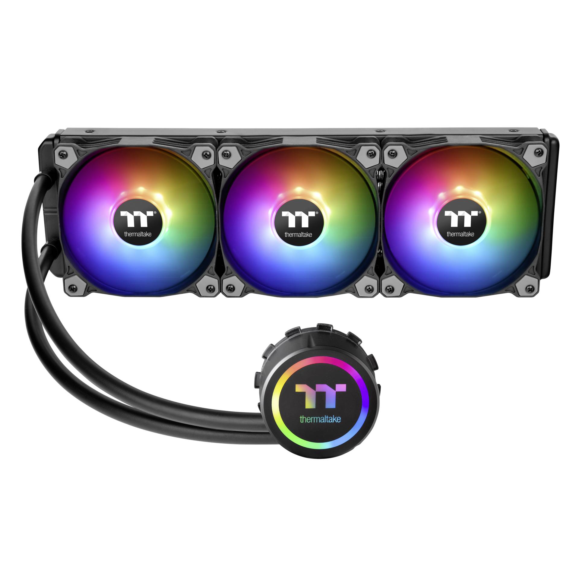 Thermaltake Water 3.0 360 ARGB Sync Edition Komplett Wasserkühlung, 3x 120mm, 500-1500rpm, 25.8dB(A), 95.9m³/h