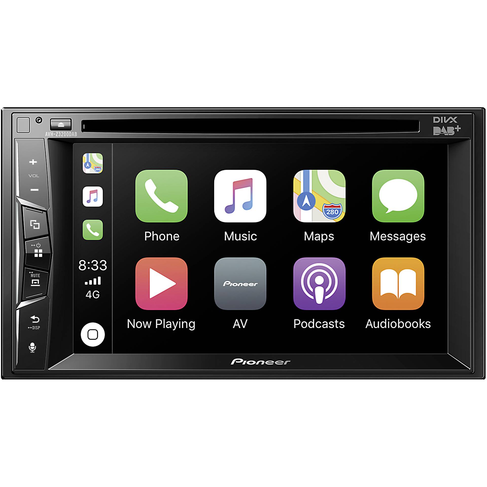 Pioneer AVH-Z3200DAB Auto Media-Receiver Schwarz Bluetooth