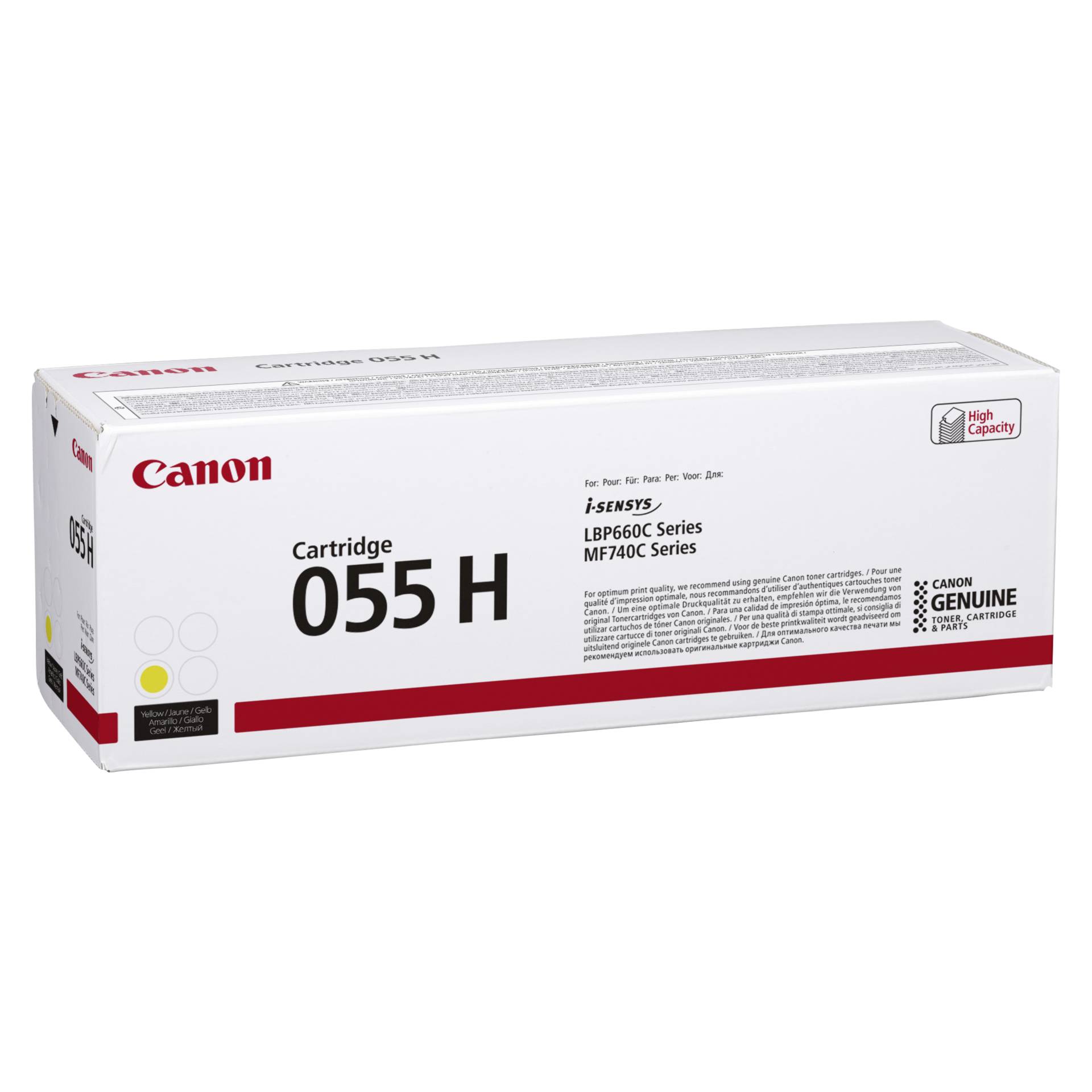 Canon Toner 055H gelb, ca. 5900 Seiten 