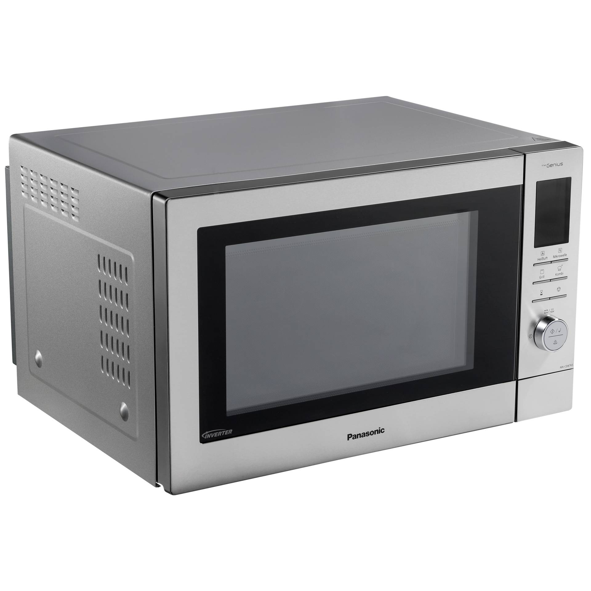 Panasonic NN-CD87KSGTG Mikrowelle Schwarz, Edelstahl Grill-Mikrowelle Arbeitsplatte 34 l 1000 W