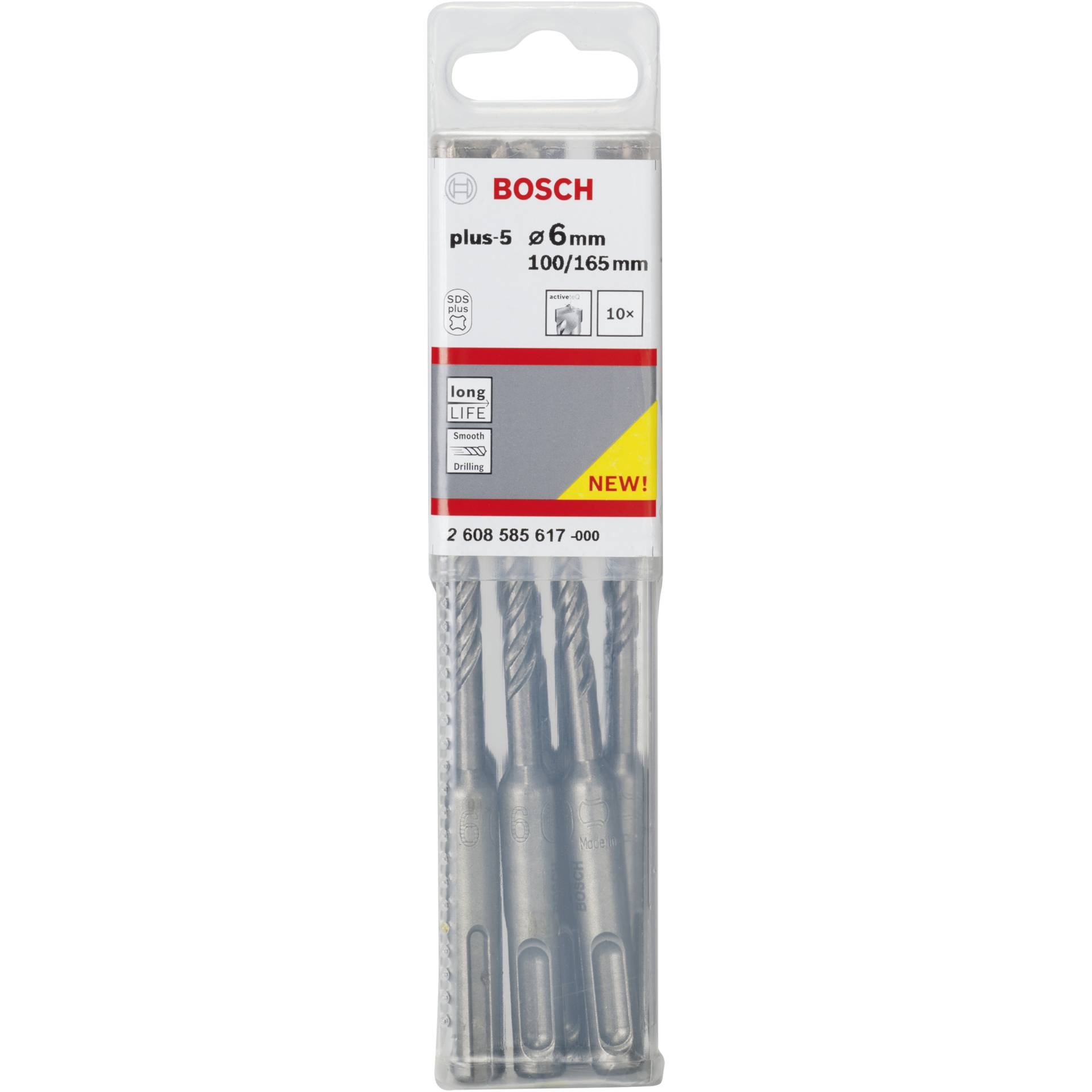 Bosch 10 Stk. plus-5 6x100x165mm