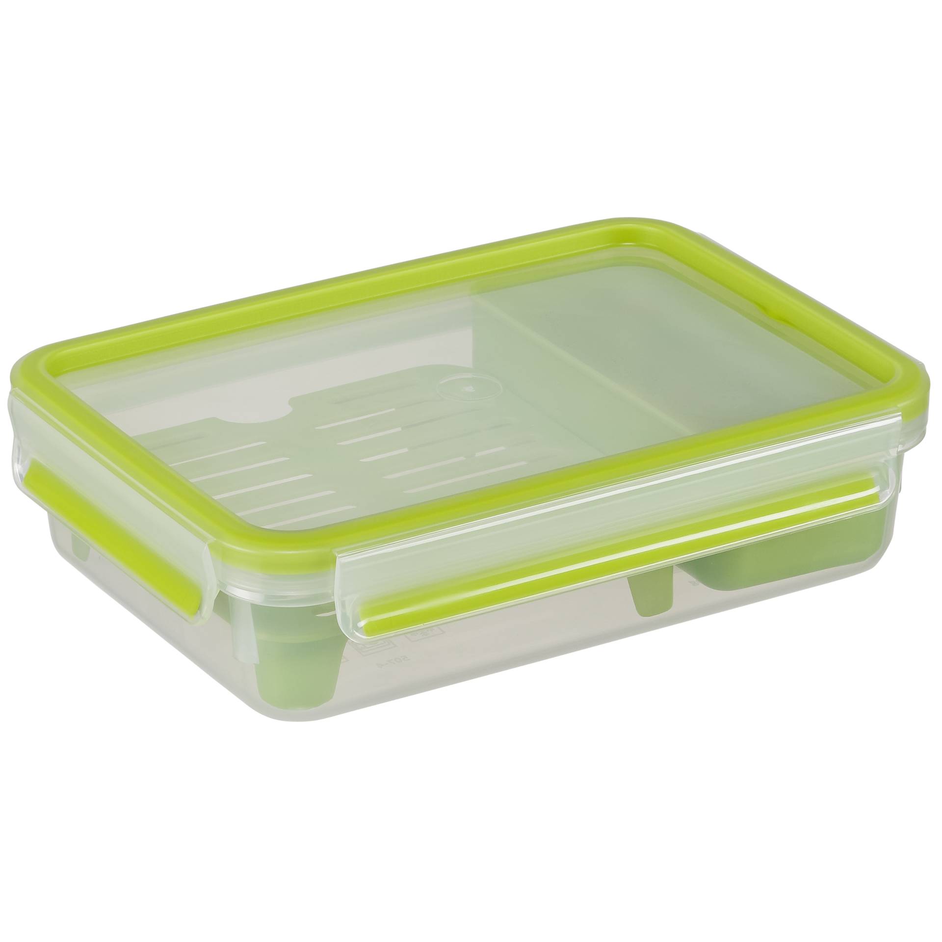 Emsa Clip&Go Brunchbox 518099 1,2l Transparent/Grün