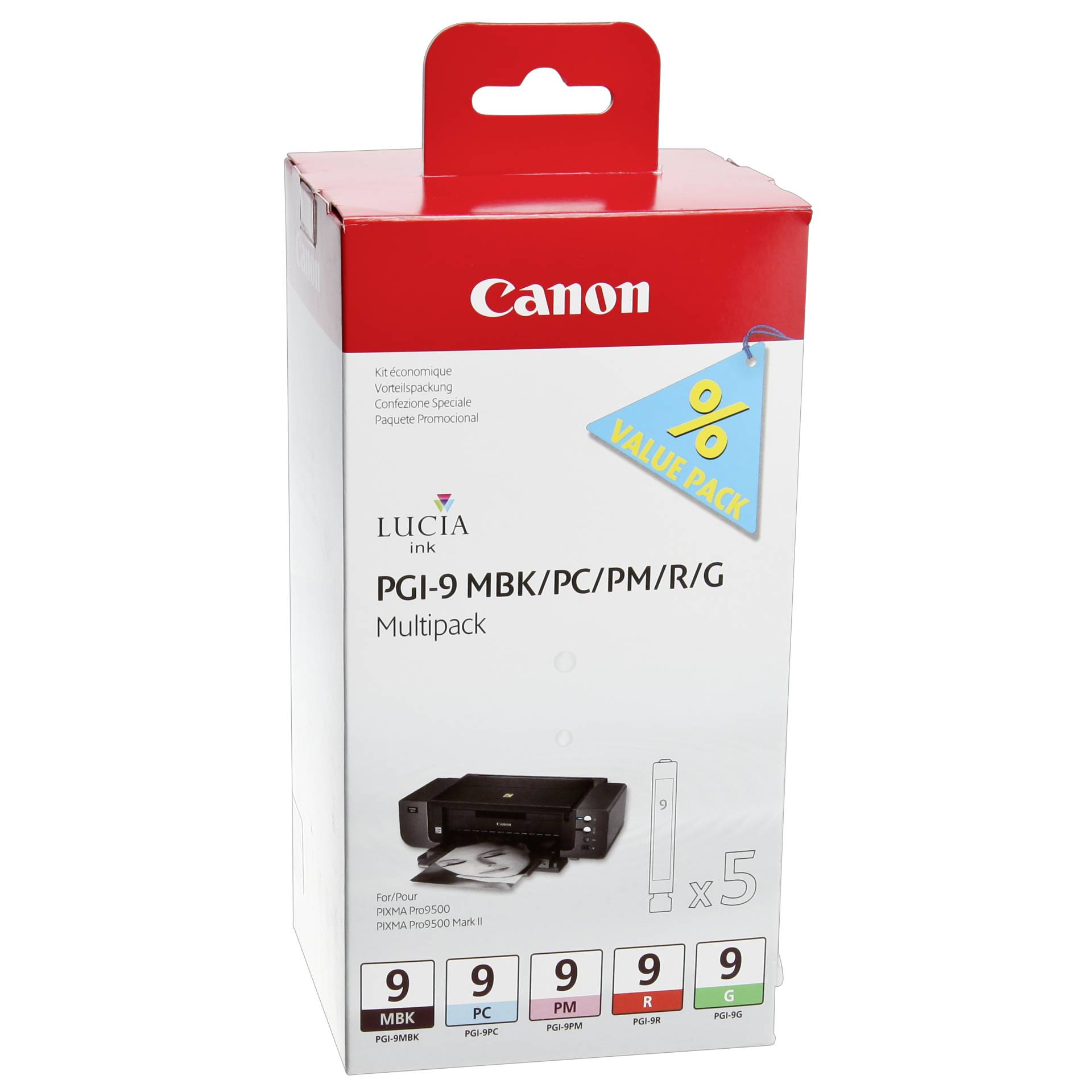 Canon Tinte PGI-9MBK/PC/PM/R/G Multipack 