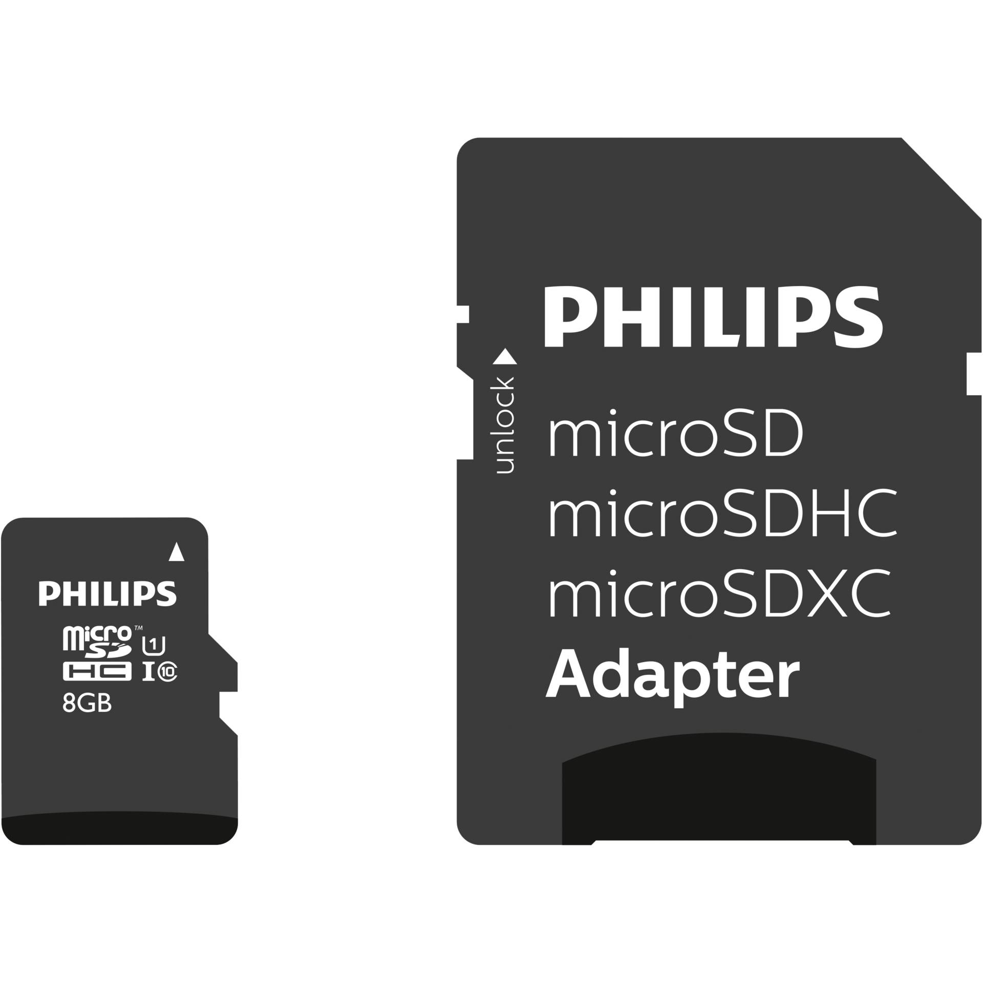 Philips FM08MP45B/00 Speicherkarte 8 GB MicroSDHC UHS-I Klasse 10