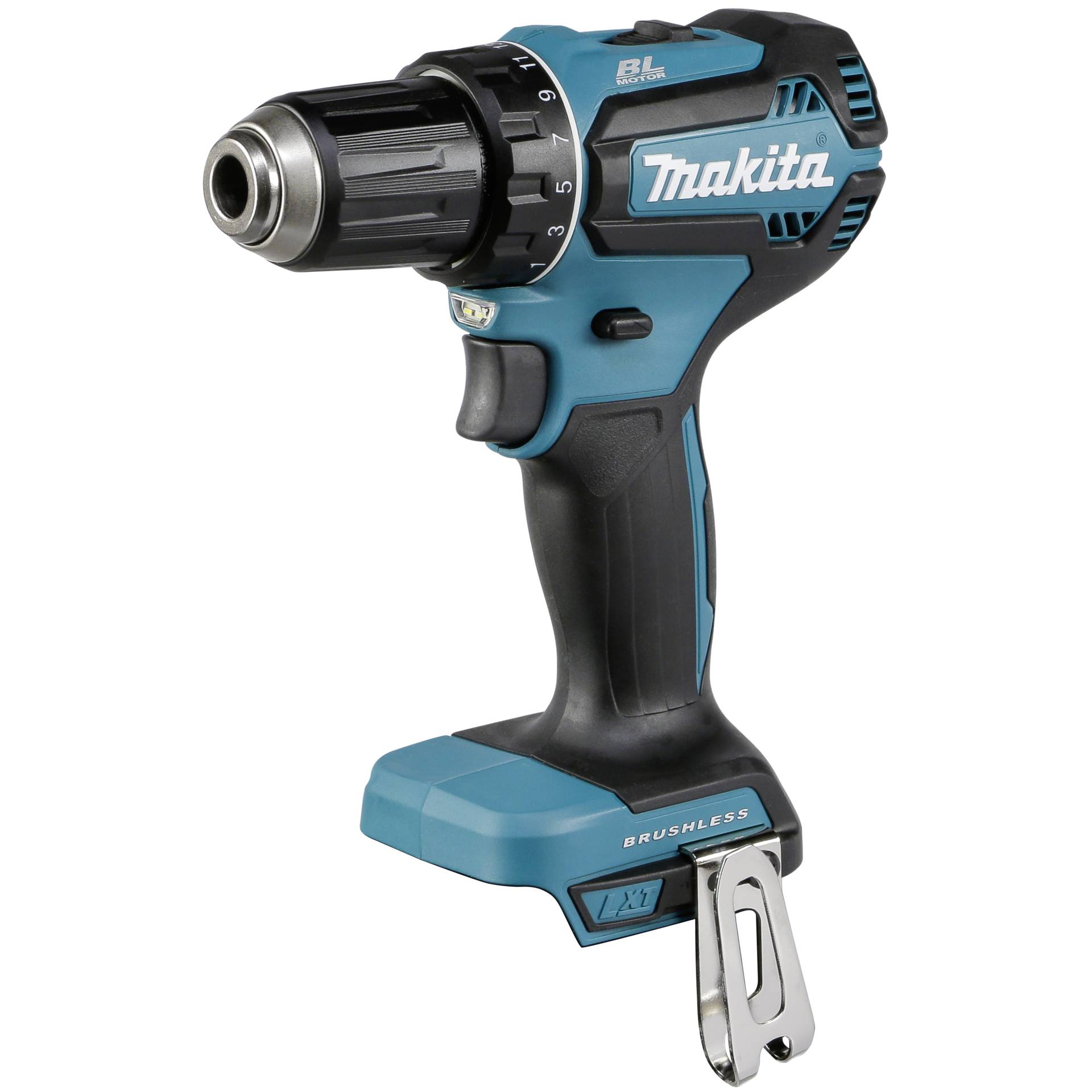 Makita DDF485Z Bohrmaschine 1900 RPM Ohne Schlüssel 1,7 kg Schwarz, Blau