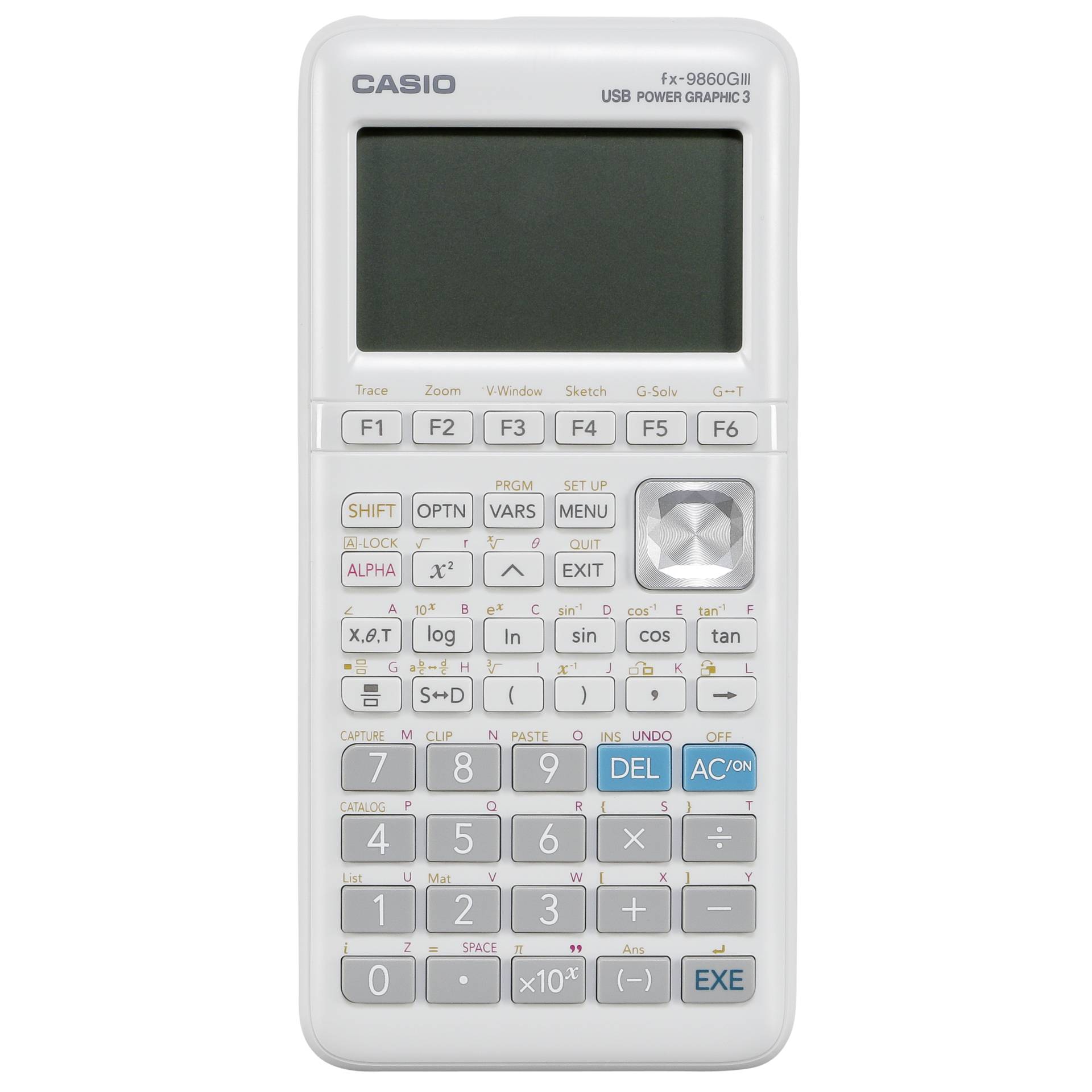 Casio FX-9860GIII Taschenrechner Tasche Grafikrechner Weiß