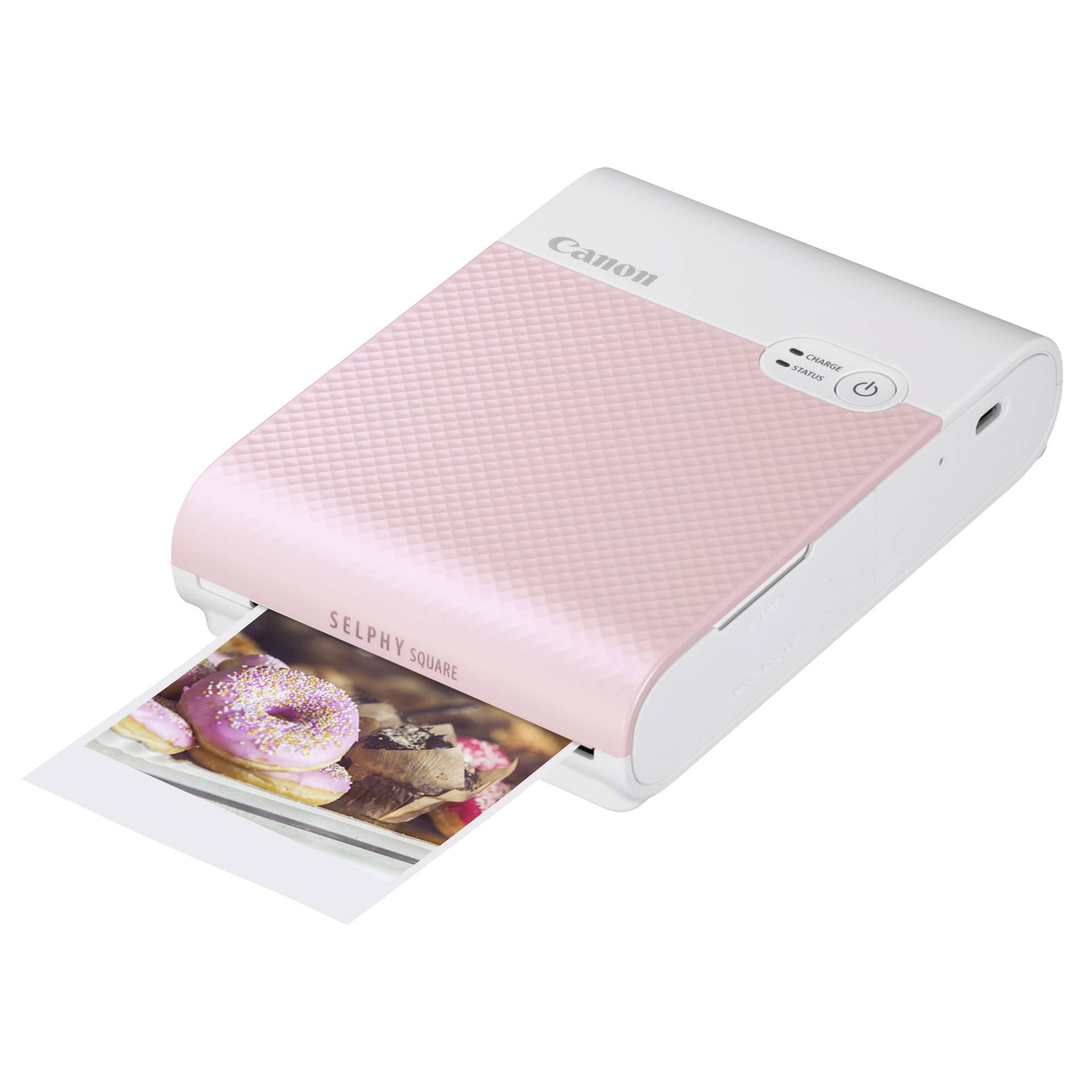 Canon SELPHY SQUARE QX10 mobiler WLAN-Farbfotodrucker, Pink